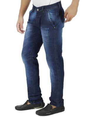 blue denim heavy washed jeans - 13433961 - Standard Image - 2