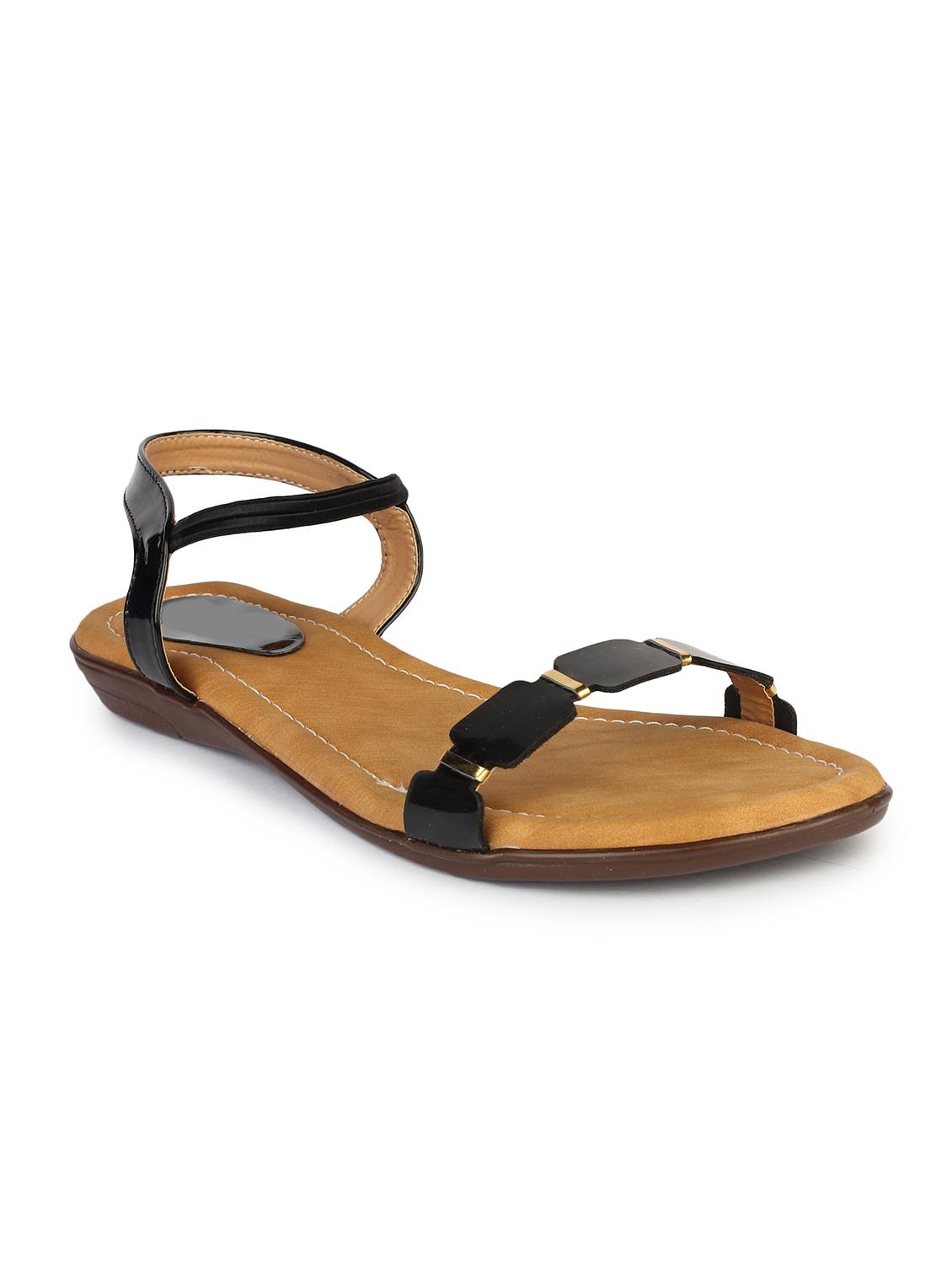 black back strap  sandal