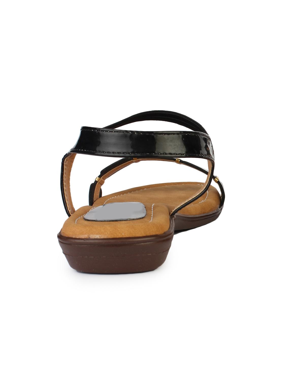 black back strap sandal - 13440941 - Zoom Image - 3