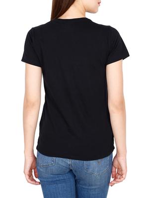 black cotton tee - 13443742 - Standard Image - 3