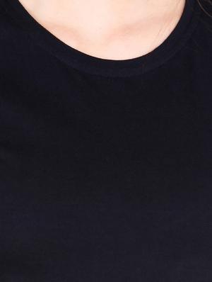black cotton tee - 13443742 - Standard Image - 4