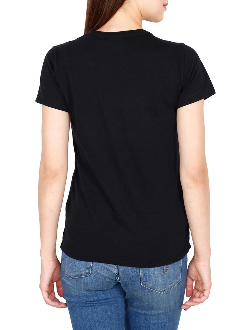 black cotton tee - 13443742 - Zoom Image - 3