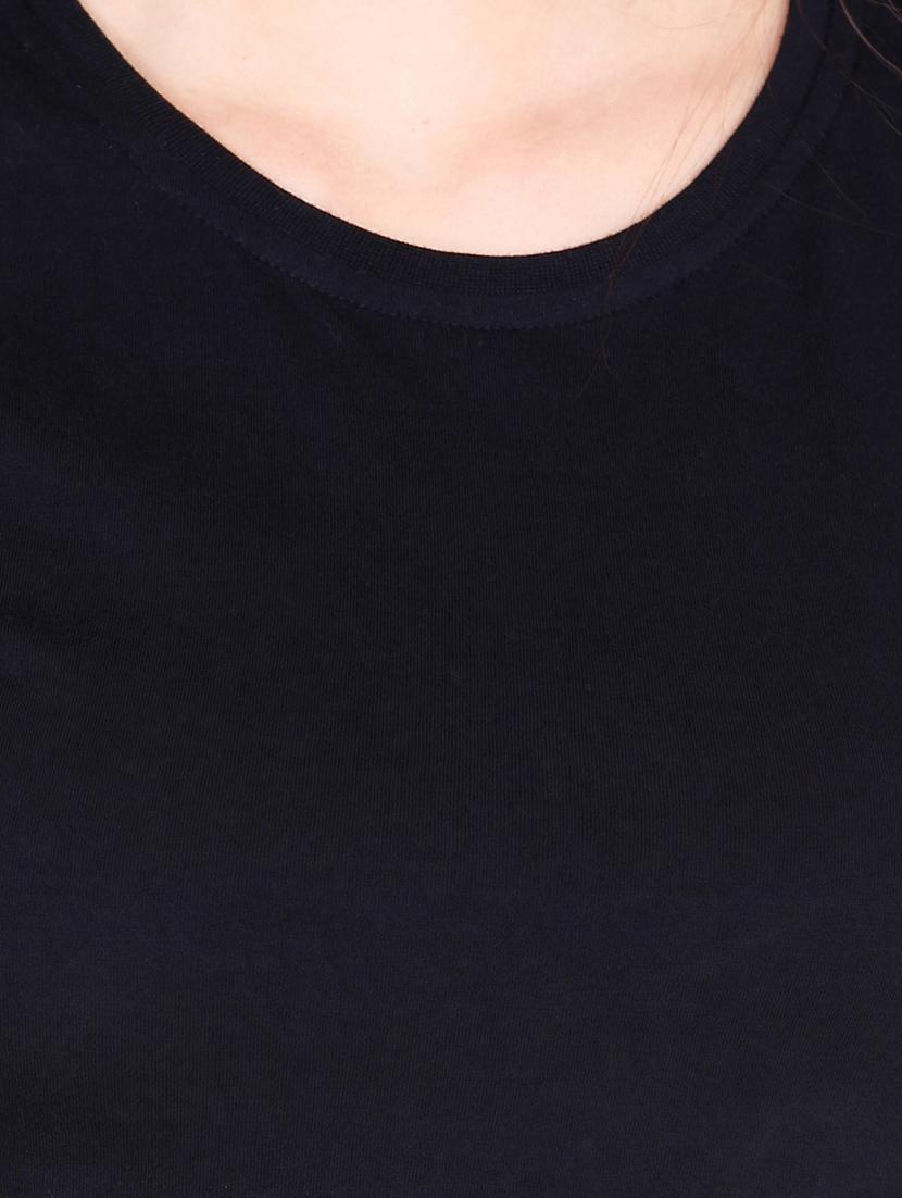 black cotton tee - 13443742 - Zoom Image - 4