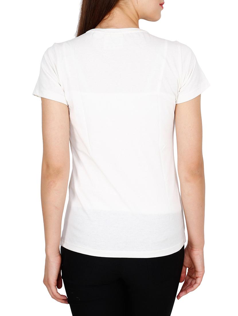 solid white cotton tee - 13443745 - Zoom Image - 3