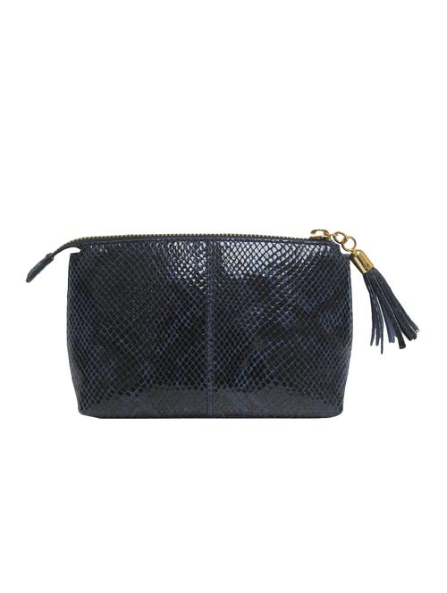 blue leather pouch - 13446794 - Standard Image - 1