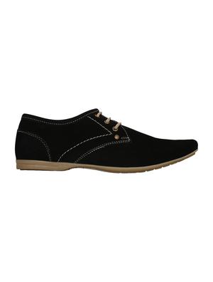 black suede lace up shoes - 13451185 -  Standard Image - 1