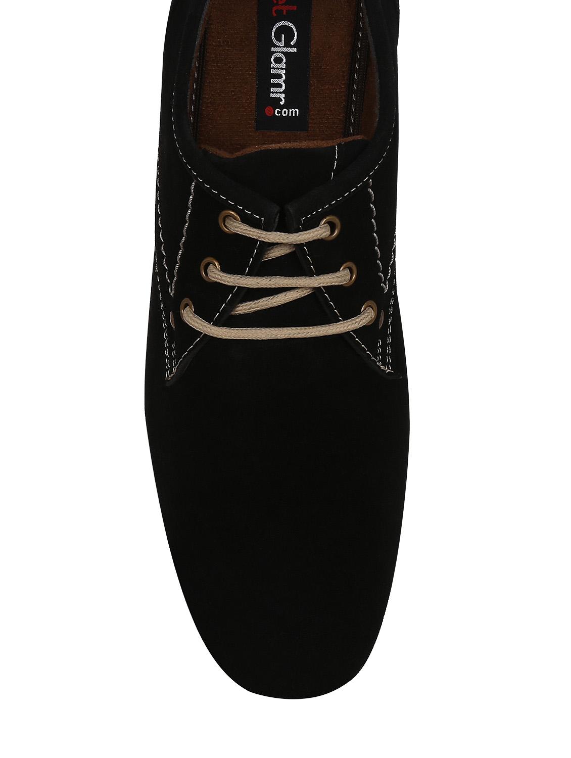 black suede lace up shoes - 13451185 - Zoom Image - 4