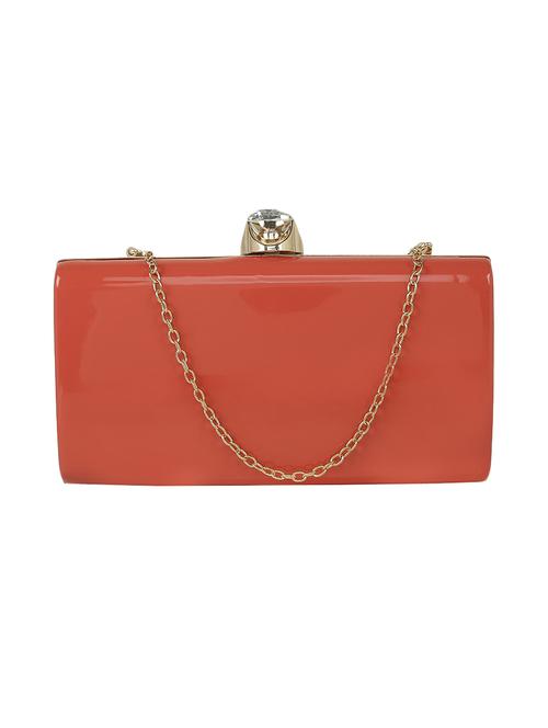 orange metal clutch - 13454992 - Standard Image - 1