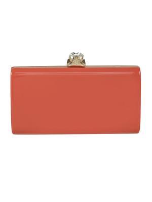 orange metal clutch - 13454992 -  Standard Image - 1