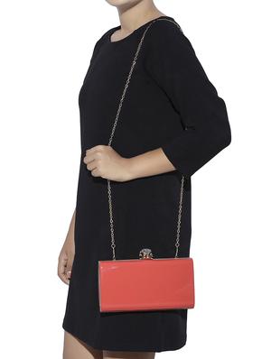 orange metal clutch - 13454992 - Standard Image - 5