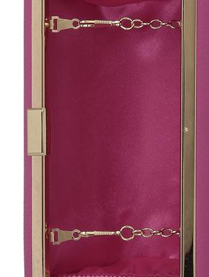 pink metal clutch - 13454994 - Standard Image - 3
