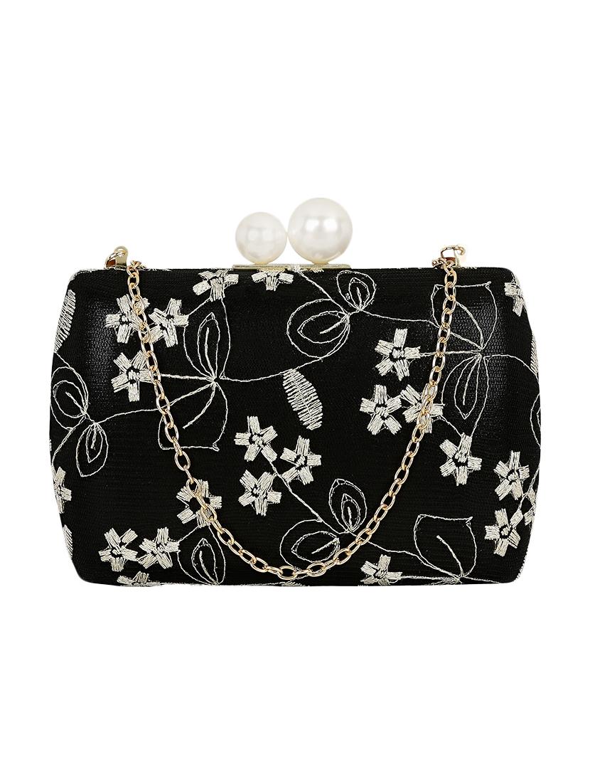 black metal clutch - 13454999 - Zoom Image - 1