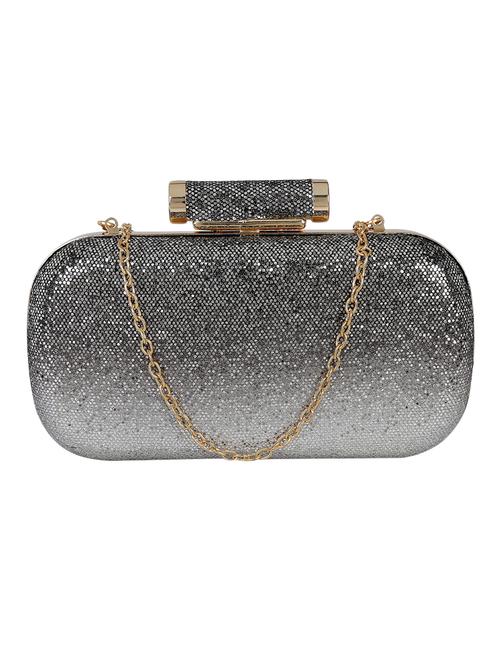 black metal clutch - 13455005 - Standard Image - 1