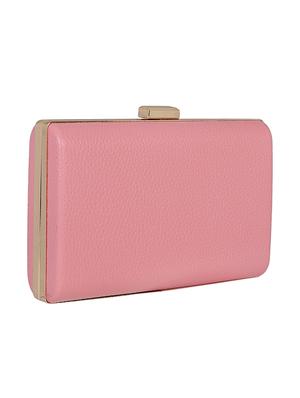 pink metal clutch - 13455012 - Standard Image - 4
