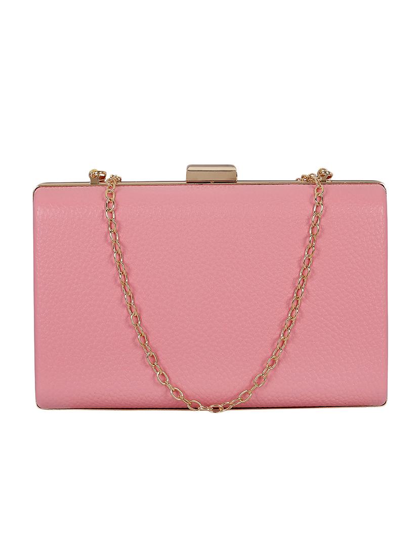 pink metal clutch - 13455012 - Zoom Image - 1