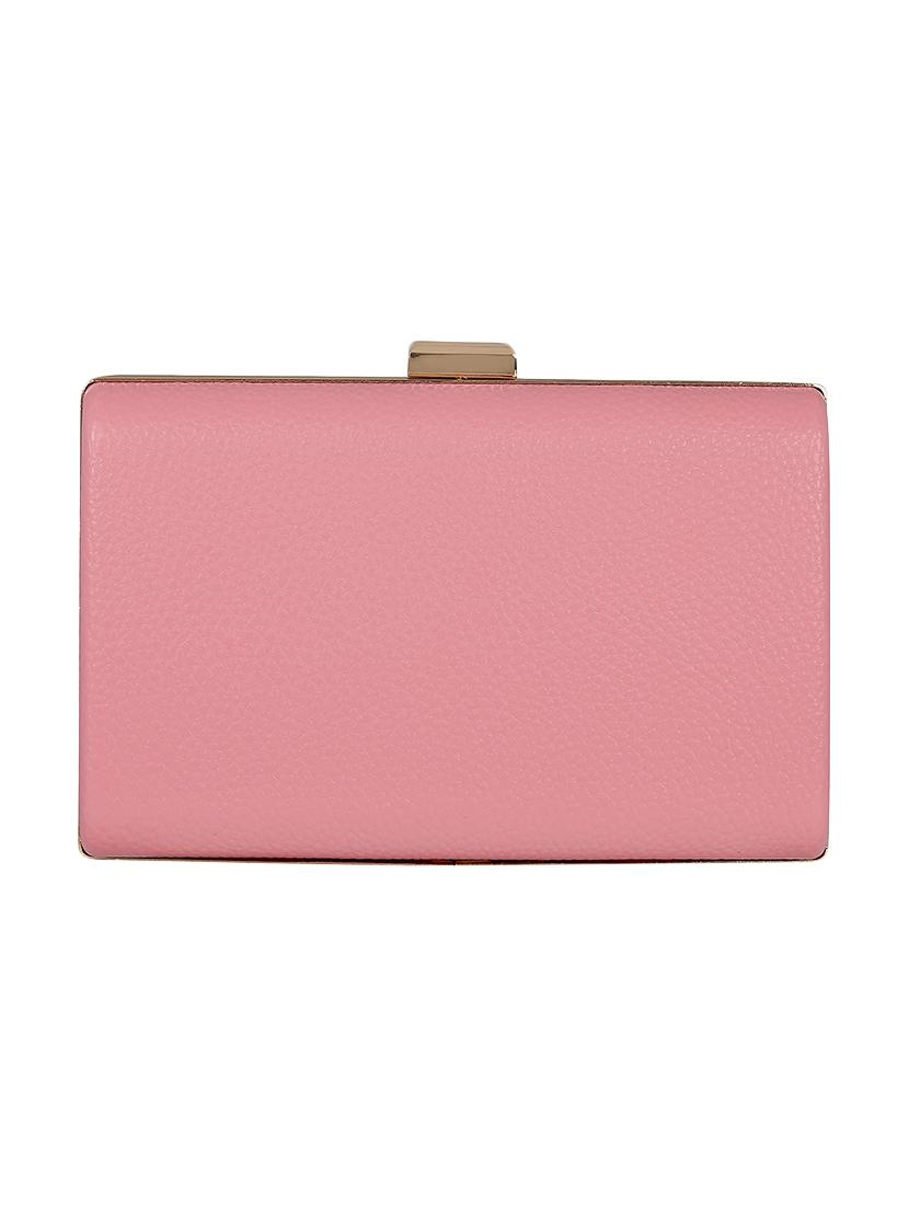 pink metal clutch - 13455012 - Zoom Image - 2