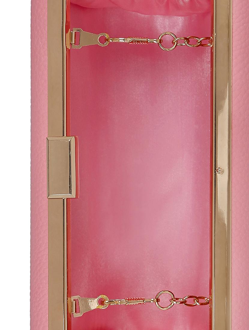 pink metal clutch - 13455012 - Zoom Image - 3
