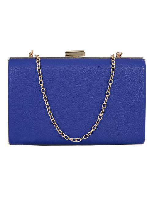 blue metal clutch - 13455013 -  Standard Image - 0