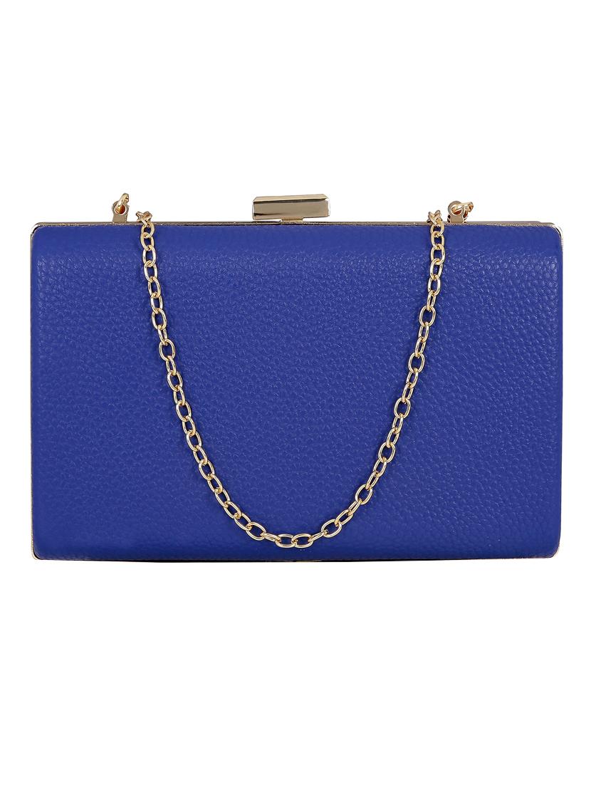 blue metal clutch - 13455013 - Zoom Image - 1