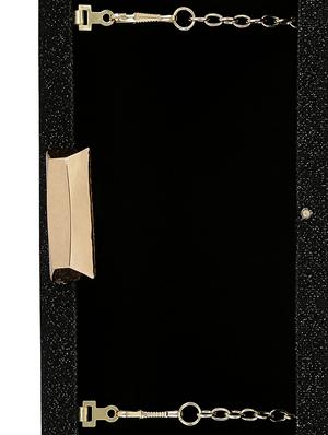 black metal clutch - 13455016 - Standard Image - 3
