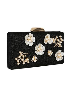 black metal clutch - 13455016 - Standard Image - 4