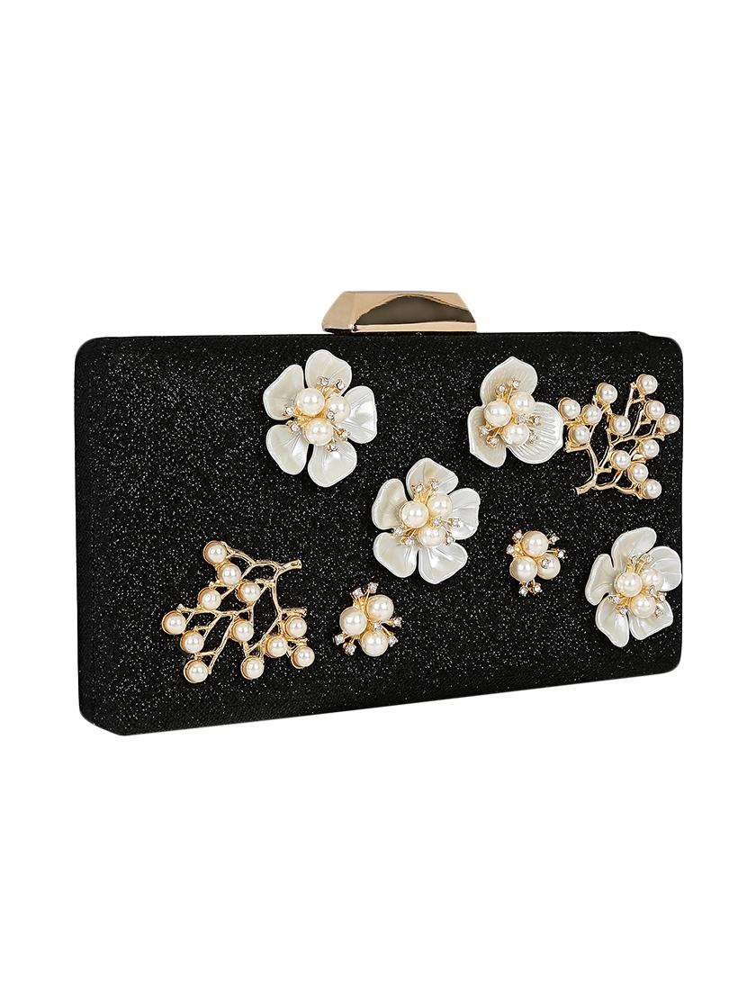 black metal clutch - 13455016 - Zoom Image - 4