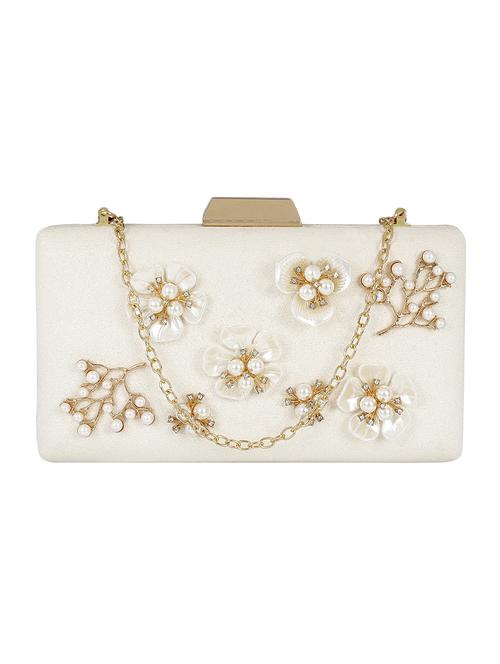 white metal clutch - 13455018 -  Standard Image - 0