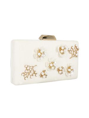 white metal clutch - 13455018 - Standard Image - 4