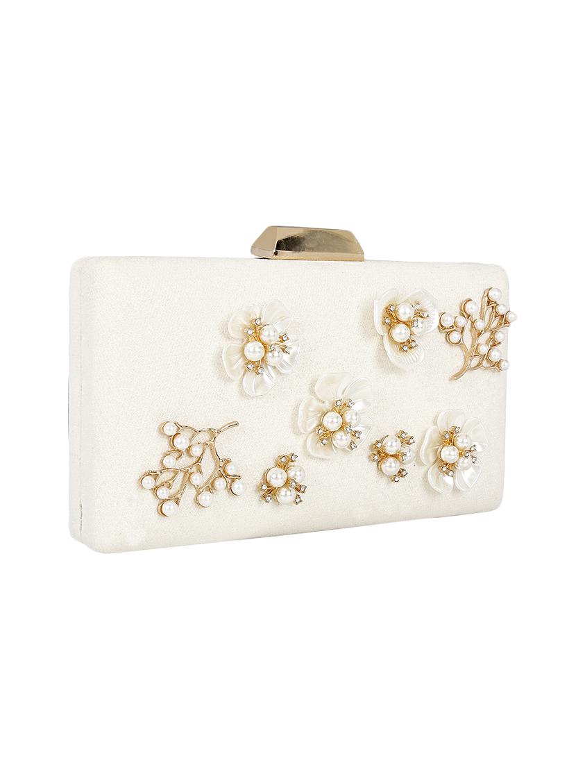 white metal clutch - 13455018 - Zoom Image - 4