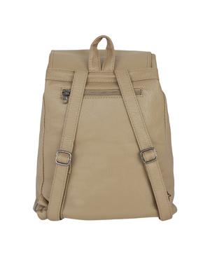 beige leatherette backpack - 13455028 - Standard Image - 2