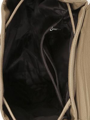 beige leatherette backpack - 13455028 - Standard Image - 3
