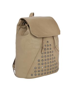 beige leatherette backpack - 13455028 - Standard Image - 4