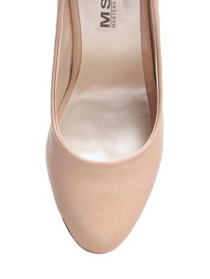 beige leatherette slip on pumps - 13463959 - Standard Image - 4