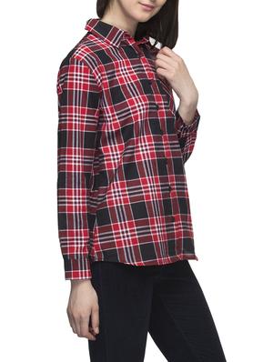 red cotton regular shirt - 13467377 - Standard Image - 2