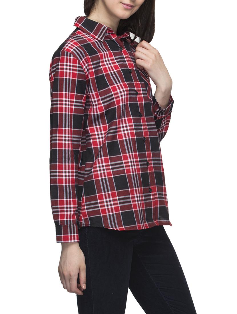 red cotton regular shirt - 13467377 - Zoom Image - 2