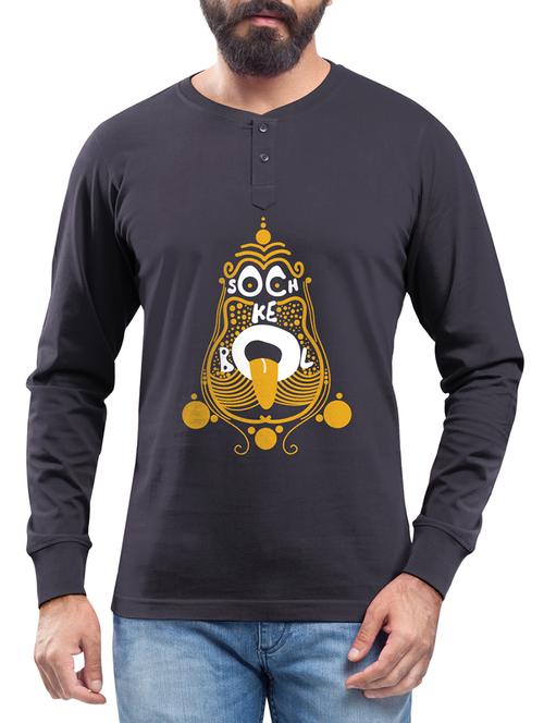 grey cotton t-shirt - 13470160 - Standard Image - 1