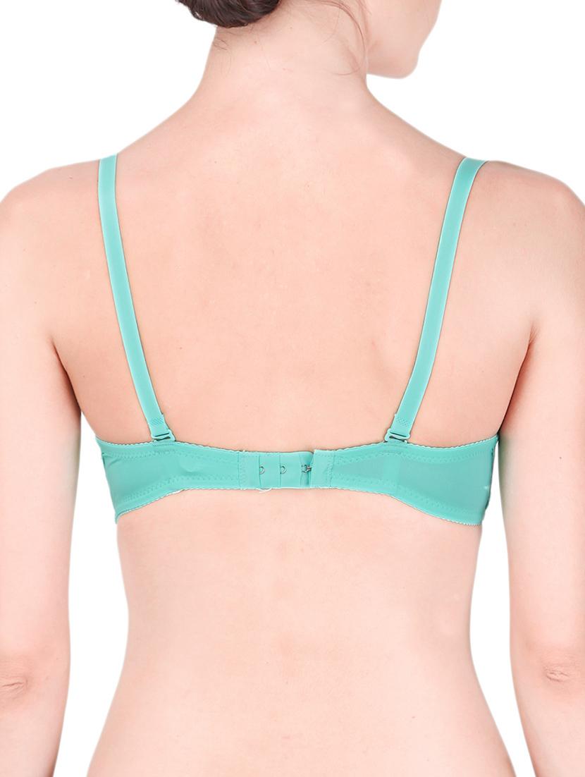 bow patch laced bra - 13481741 - Zoom Image - 3