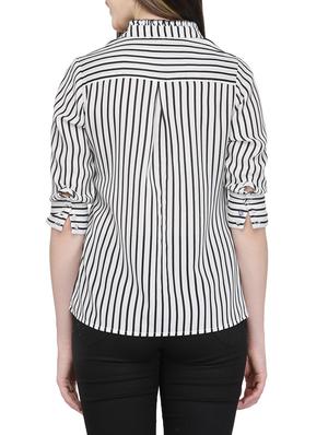 white cotton regular shirt - 13481958 - Standard Image - 3