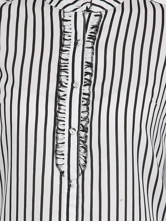 white cotton regular shirt - 13481958 - Zoom Image - 4