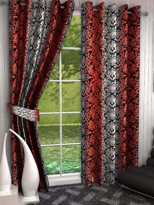 single polyster door curtain - 3 pc (dcn3-060) - 13482089 - Standard Image - 1