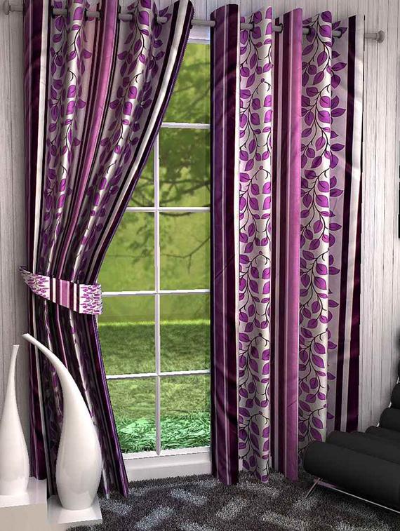 single polyster door curtain - 3 pc (dcn3-067) - 13482095 - Zoom Image - 1