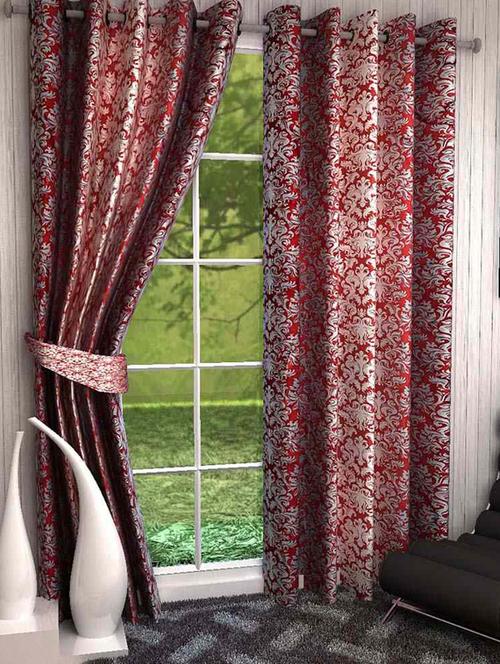single polyster door curtain - 3 pc (dcn3-069) - 13482097 - Standard Image - 1