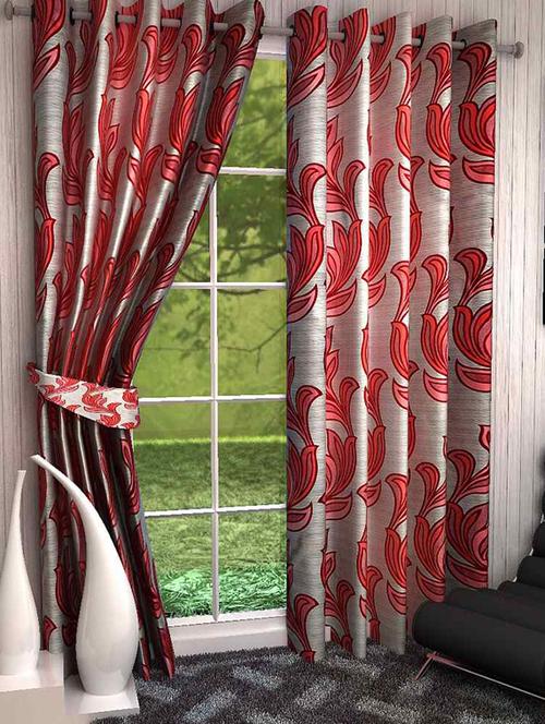 single polyster door curtain - 3 pc (dcn3-070) - 13482098 - Standard Image - 1