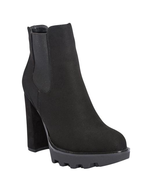 black suede ankle boot - 13482483 - Standard Image - 1