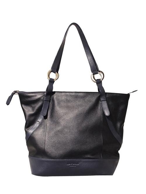 blue leather regular handbag - 13550313 - Standard Image - 1