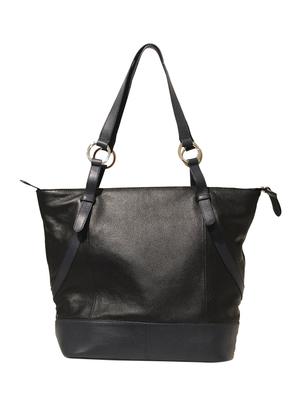 blue leather regular handbag - 13550313 - Standard Image - 2