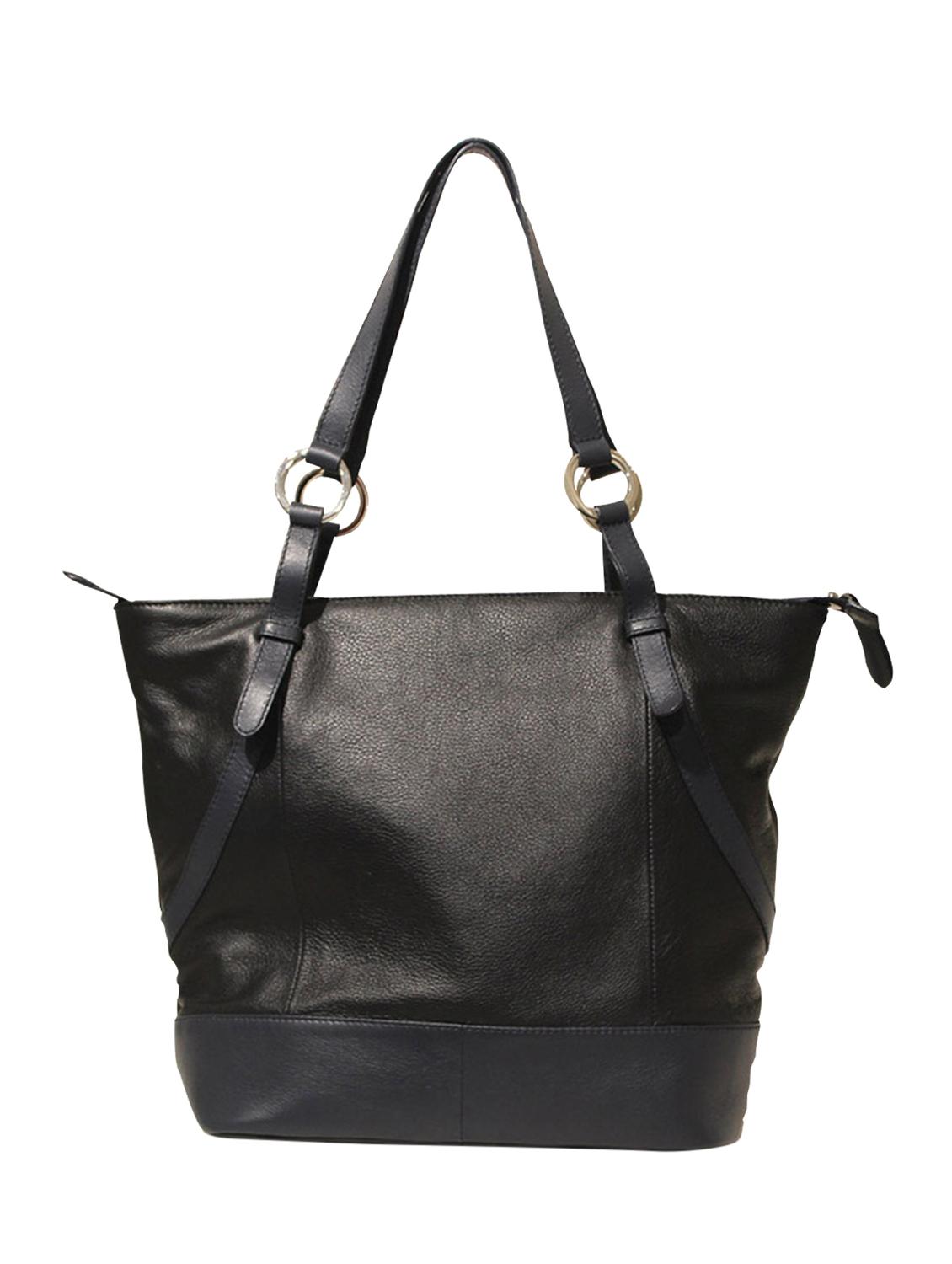 blue leather regular handbag - 13550313 - Zoom Image - 2