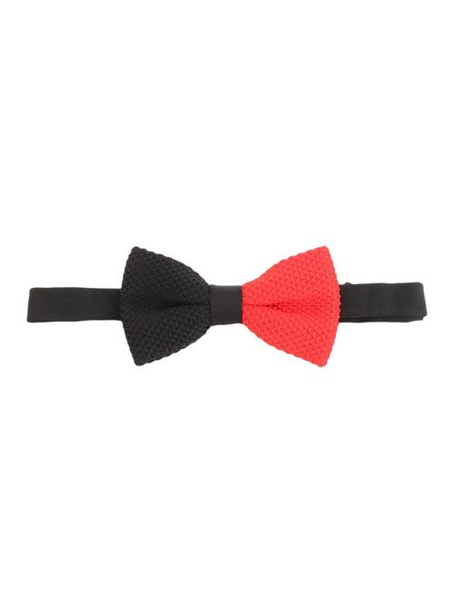 black knit bow tie - 13556016 - Standard Image - 1