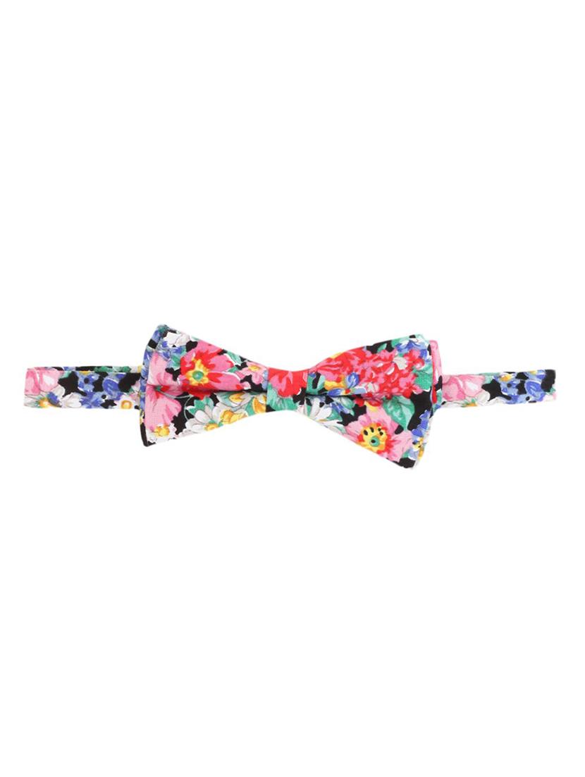 multi colored cotton bow tie - 13556033 - Zoom Image - 1