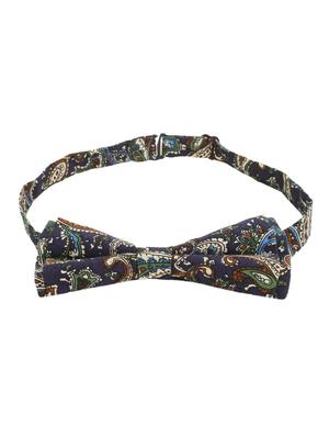 blue cotton bow tie - 13556037 - Standard Image - 2